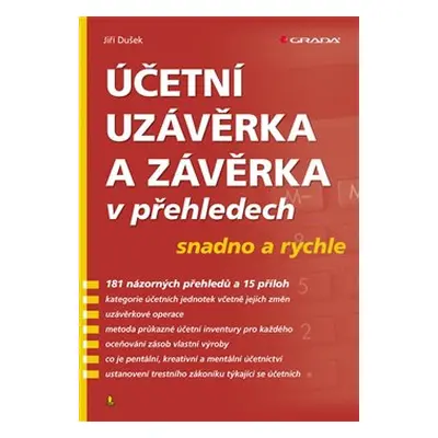 Účetní uzávěrka a závěrka v přehledech - Jiří Dušek