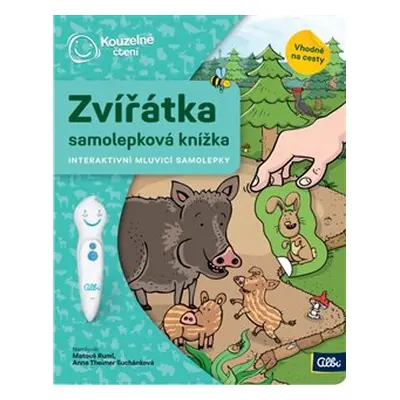 Kouzelné čtení - Samolepková knížka Zvířátka