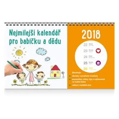 Nejmilejší kalendář pro babičku a dědu 2018 - Monika Kopřivová