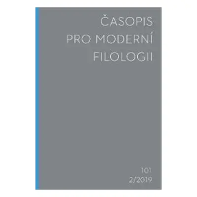 Časopis pro moderní filologii 2019/2