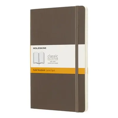 Moleskine Zápisník měkké desky A5 linkovaný khaki