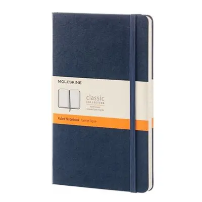 Moleskine Zápisník L tvrdé desky modrý linkovaný A5 120 listů