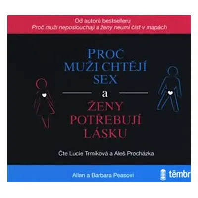 Proč muži chtějí sex a ženy potřebují lásku - Allan Pease, Barbara Peaseová