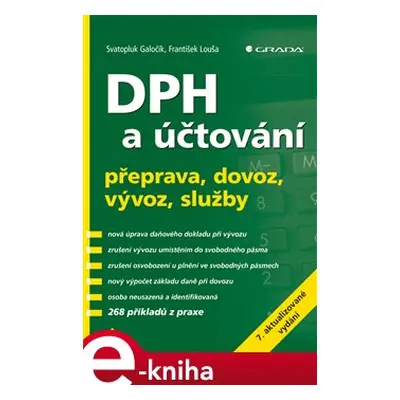 DPH a účtování - Svatopluk Galočík, František Louša