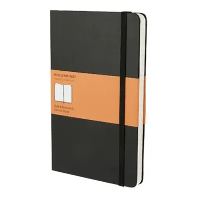 Moleskine Zápisník tvrdé desky A5 linkovaný černý