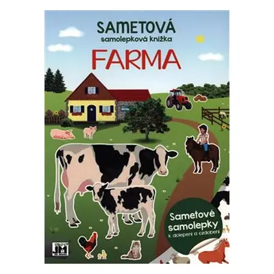 Sametová samolepková knížka - Farma