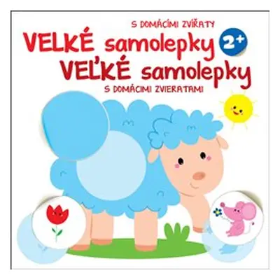 Velké samolepky s domácími zvířaty - Ovce