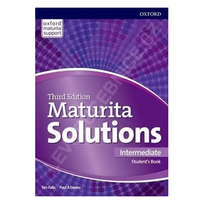 Maturita Solutions 3rd Edition Intermediate Student&apos;s Book CZ - Paul A Davies, Tim Falla