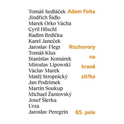 Rozhovory na hraně zítřka - Adam Folta