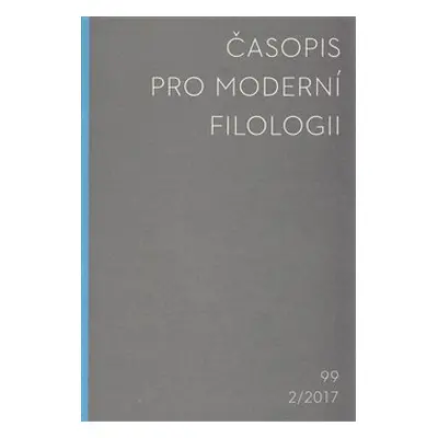 Časopis pro moderní filologii 2017/2