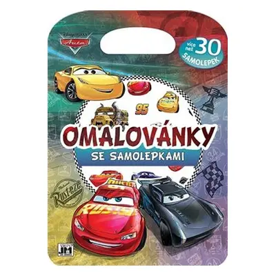 Omalovánky se samolepkami - Auta