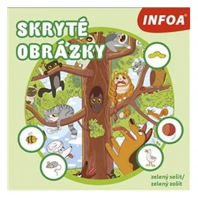 Skryté obrázky - zelený sešit/zelený zošit