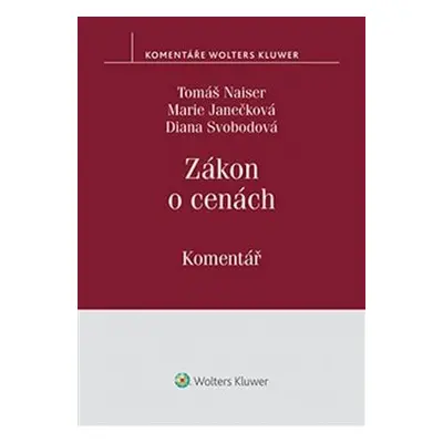 Zákon o cenách - Diana Svobodová, Tomáš Naiser, Marie Janečková