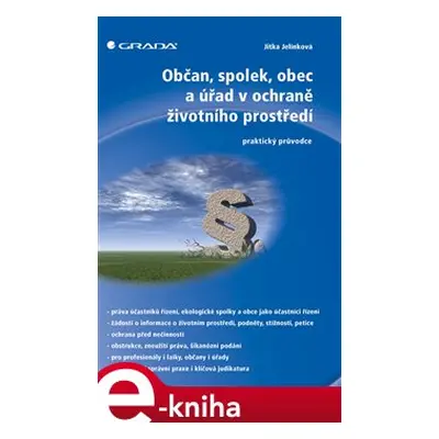 Občan, spolek, obec a úřad v ochraně životního prostředí - Jitka Jelínková