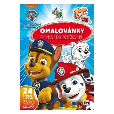 Omalovánky se samolepkami - Tlapková patrola