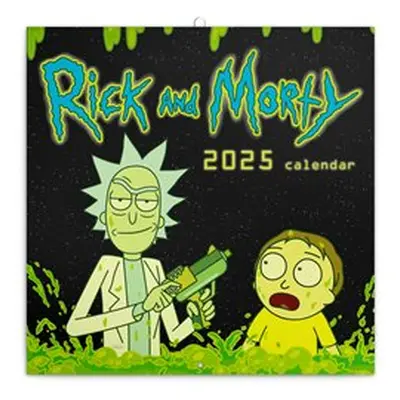 Poznámkový kalendář Rick a Morty 2025