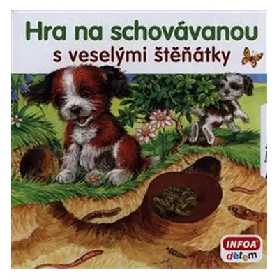 Hra na schovávanou s veselými štěňátky