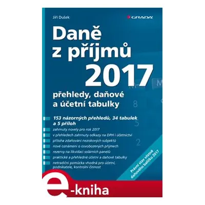 Daně z příjmů 2017 - Jiří Dušek