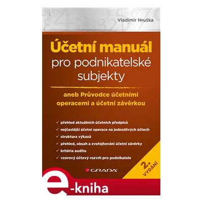 Účetní manuál pro podnikatelské subjekty - 2. vydání - Vladimír Hruška