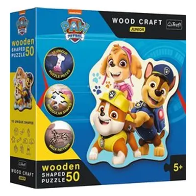 TREFL Wood Craft Junior Tlapková patrola 50 dílků