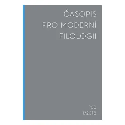 Časopis pro moderní filologii 2018/1