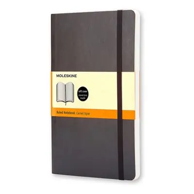 Moleskine Zápisník Reporter tvrdé desky L, linkovaný, černý linkovaný A5 120 listů