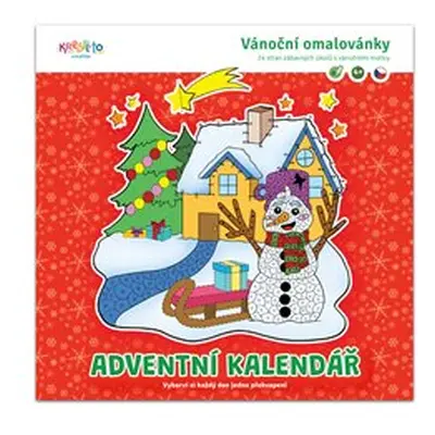 Vánoční omalovánky - Adventní kalendář