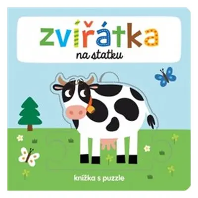 Zvířátka na statku - Knížka s puzzle