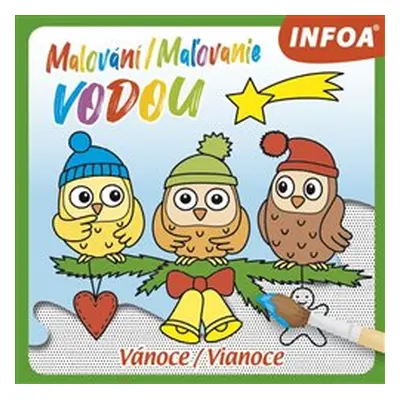 Malování vodou Vánoce Vianoce