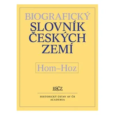 Biografický slovník českých zemí (Hom–Hoz) 26.díl - Zdeněk Doskočil