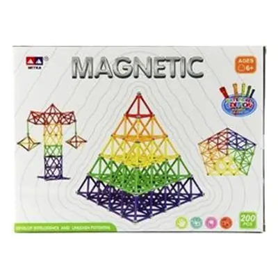 Magnetická stavebnice 200ks