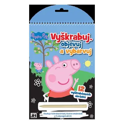 Vyškrabuj, objevuj, vybarvuj - Peppa Pig