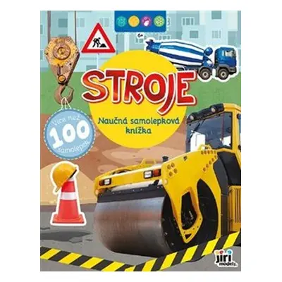 Naučná samolepková knížka - Stroje