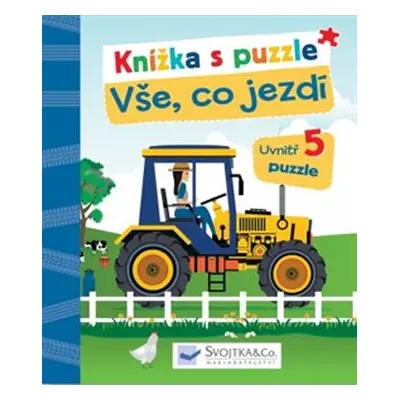 Knížka s puzzle - Vše, co jezdí - Laura Teller