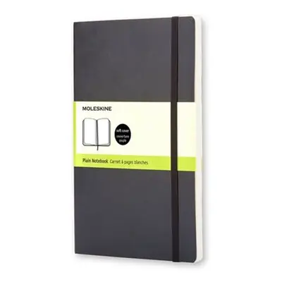 Zápisník Moleskine měkký čistý černý L