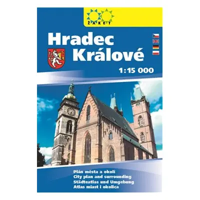 Hradec Králové, knižní plán města 1:15 000