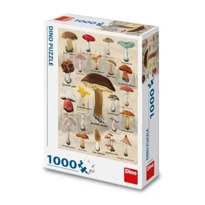 Houby koláž 1000 Puzzle