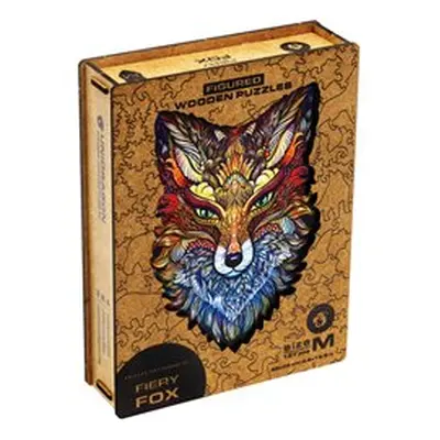 Dřevěné puzzle UNIDRAGON Pohádková liška M