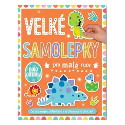 Velké samolepky pro malé ruce Dino ostrov