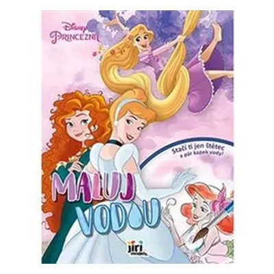 Maluj vodou A4 - Disney Princezny