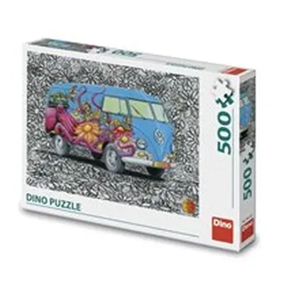 Hippies VW - 500 puzzle