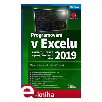 Programování v Excelu 2019 - Michal Bureš, Marek Laurenčík