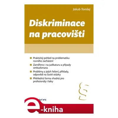 Diskriminace na pracovišti - Jakub Tomšej