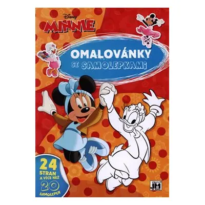 Omalovánky A4 se samolepkami - Minnie