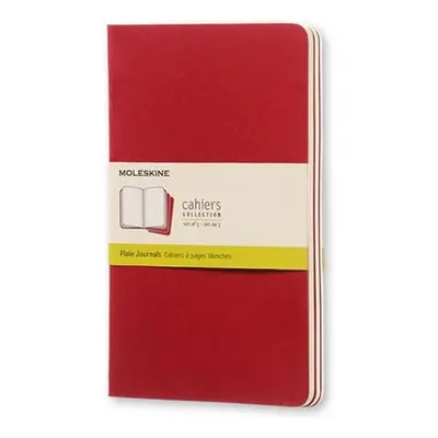 Moleskine Sešity 3 ks červené L čisté