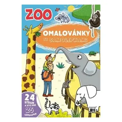 Omalovánky se samolepkami - Zoo