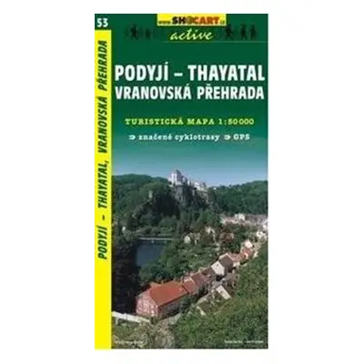 Podyjí, Thayatal,Vranovská přehrada / Turistická mapa SHOCart