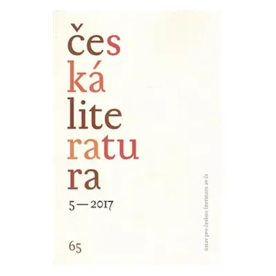 Česká literatura 5/2017