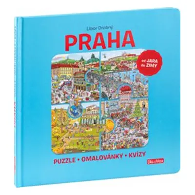 Praha – Puzzle, omalovánky, kvízy - Libor Drobný, Ema Potužníková