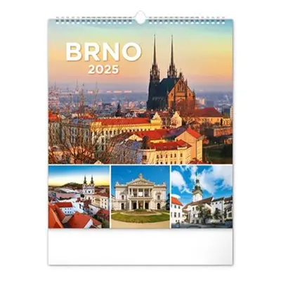 Nástěnný kalendář Brno 2025